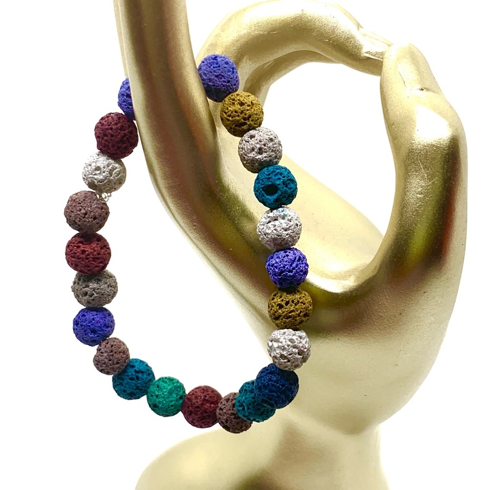 [Mother Earth] Hot Lava Beaded Bracelet
